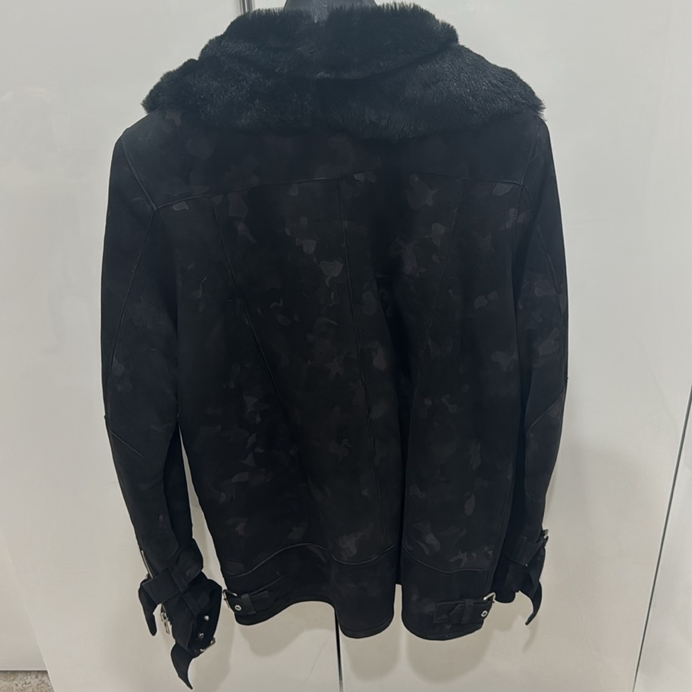 Shearling Moto Jacket - Picture 5 of 7